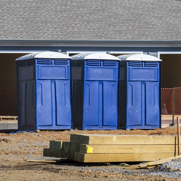 how do you dispose of waste after the portable toilets have been emptied in Germantown